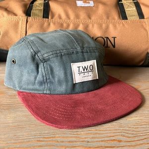 Two face London five panel hat